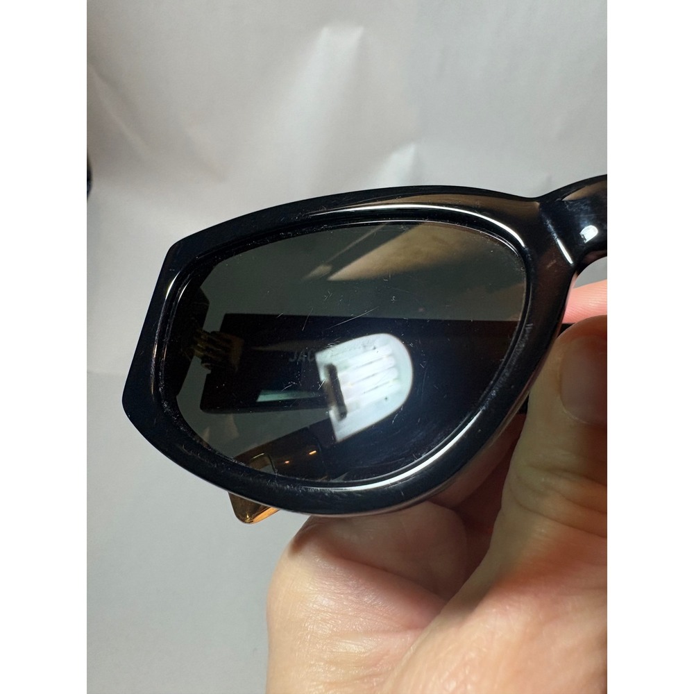 Jacquemus Sunglasses Black Acetate Oval‎ Gold Detail Women - Picture 10 of 12
